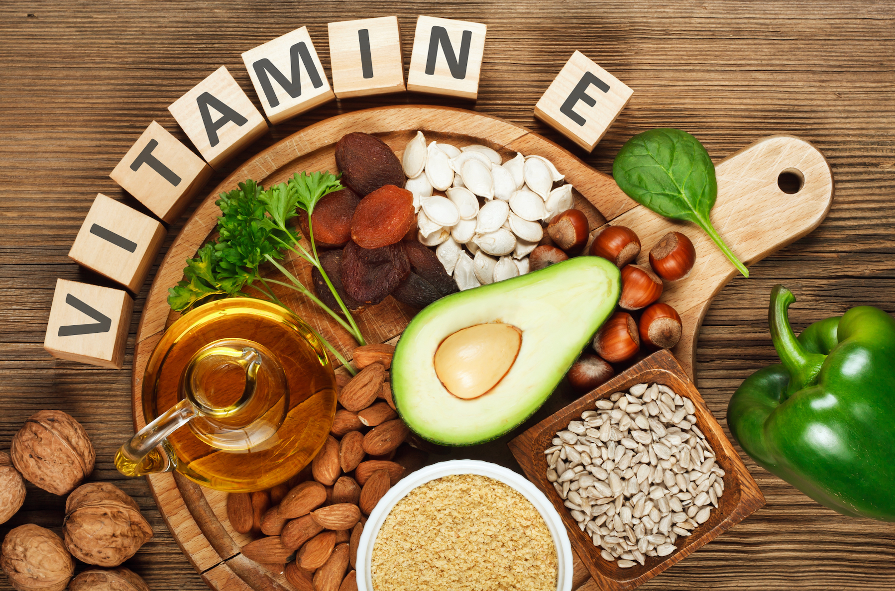 Vitamin E comes in many forms and the oils extracted from this vitamin can be beneficial as well.