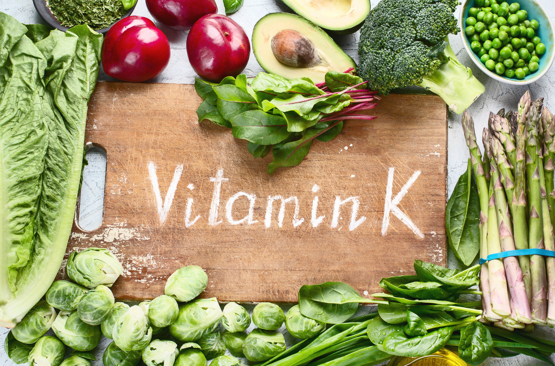Vitamin K is mainly found in your leafy green vegetables.