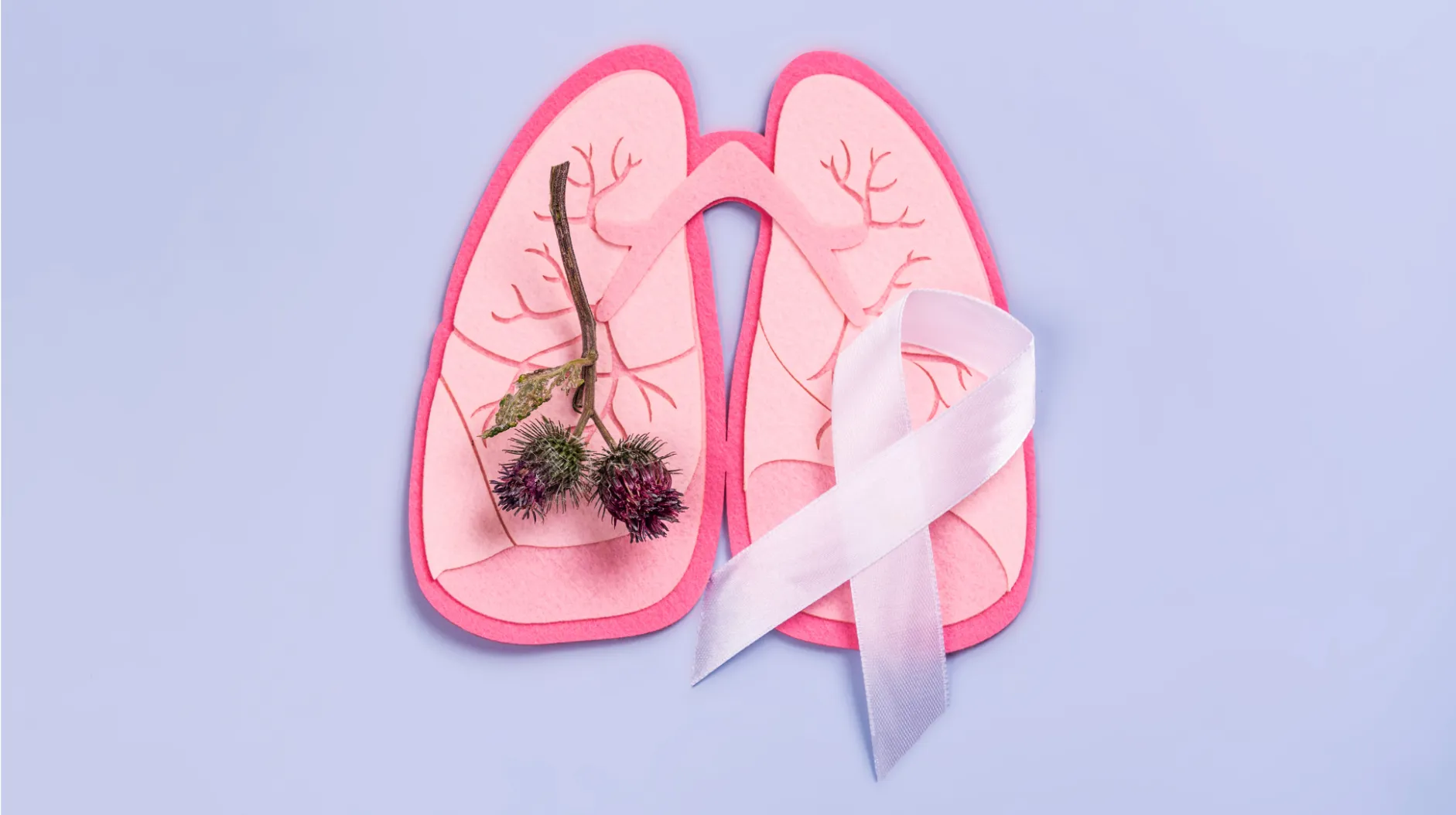Lung cancer symptoms can potentially be helped by RLT.