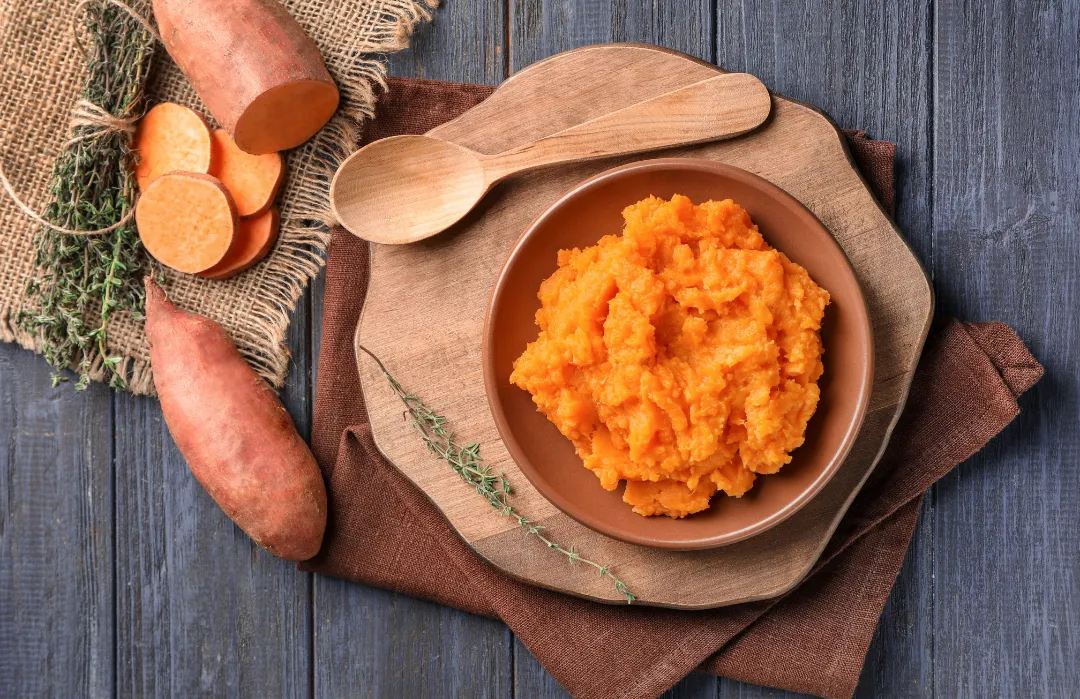 Sweet potatoes are high in antioxidants and Beta-carotene for optimal immune health.