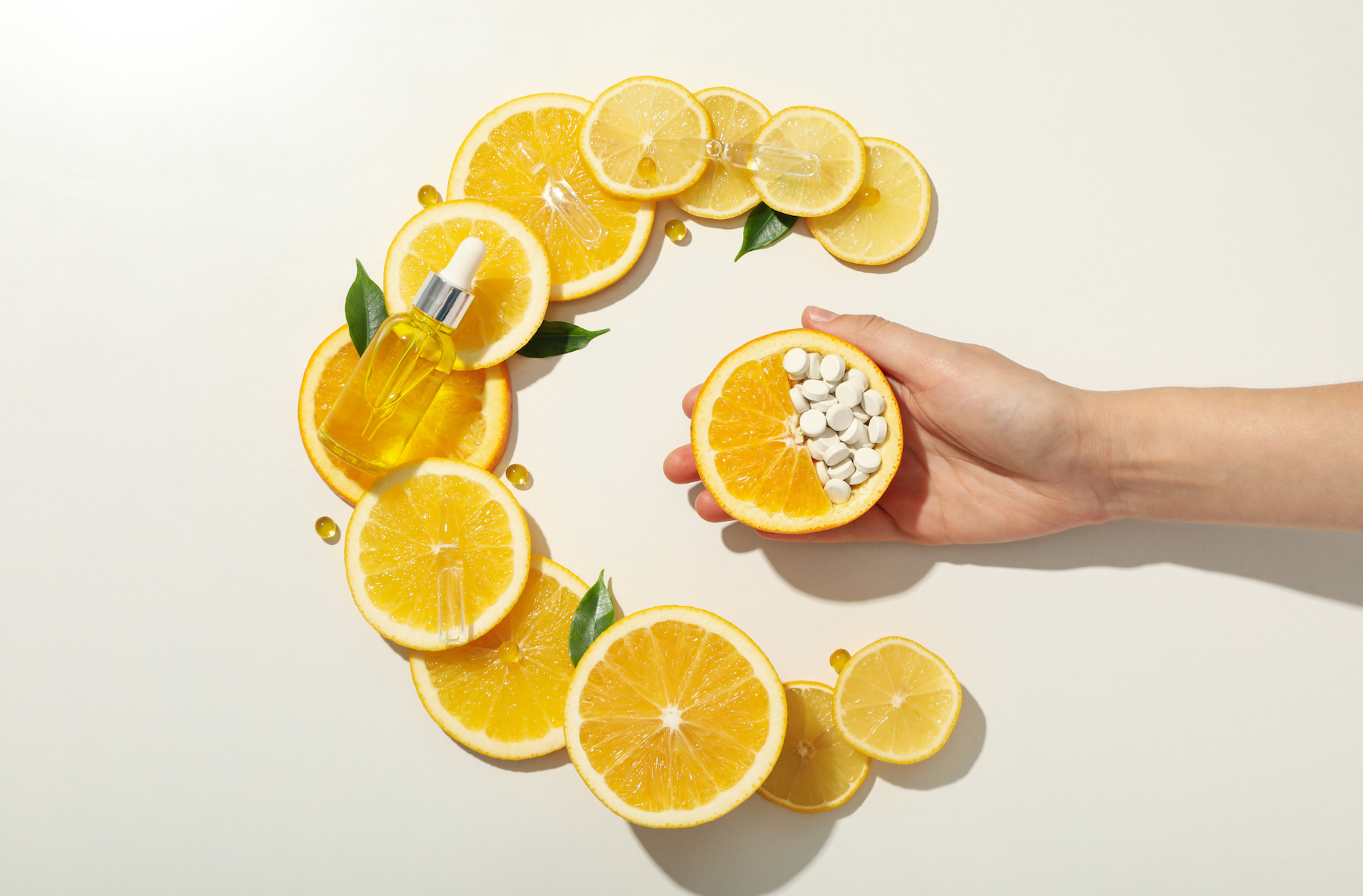 Citrus fruits, berries and green vegetables are some of the highest sources of vitamin C.