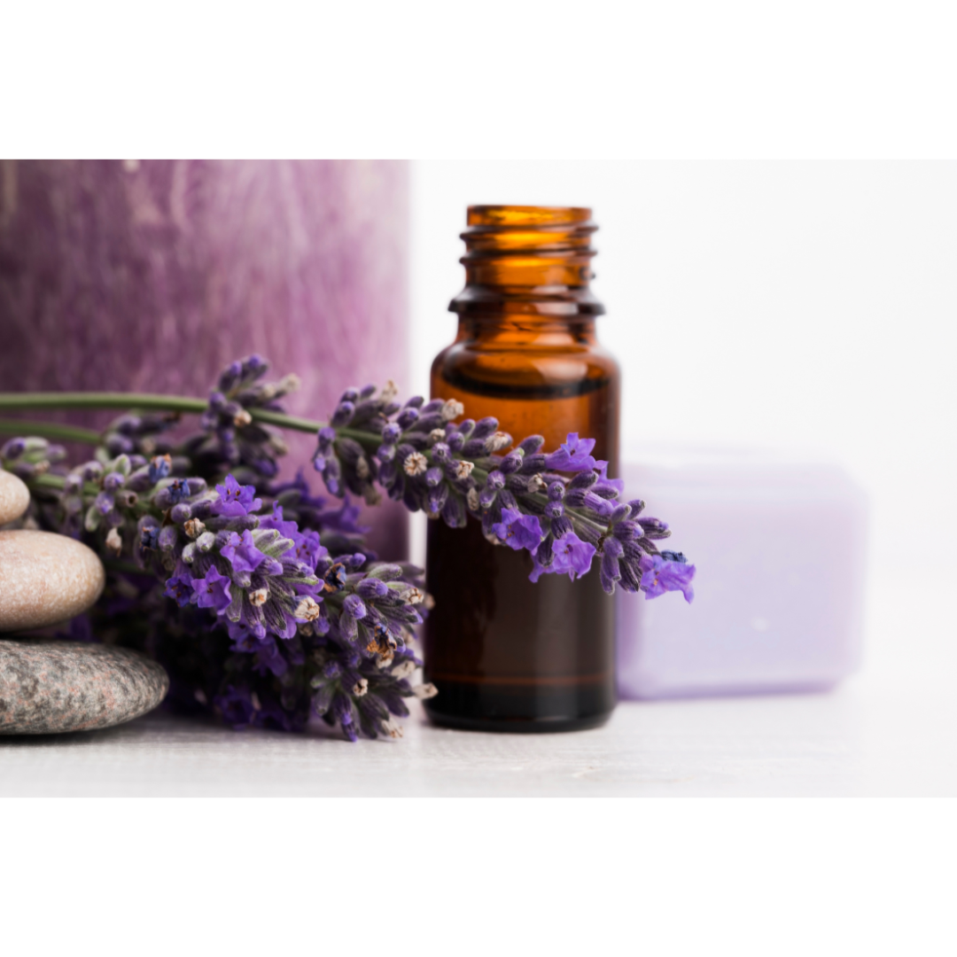 Lavender is a popular choice of essential oil for aromatic therapy.