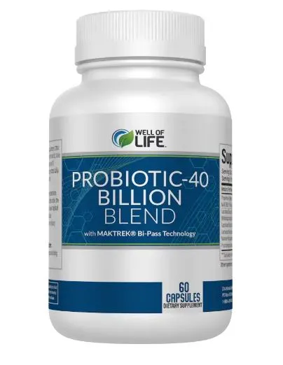 The Well Of Life Probiotic-40 Billion blend is extremely beneficial for your health and an excellent addition to your regime.