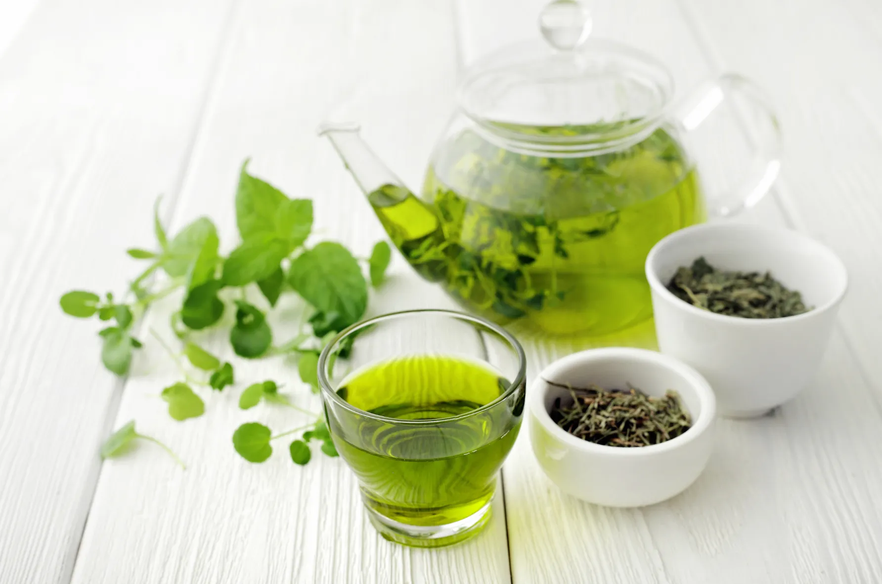 You get many types of green tea and you can make them in many different ways.